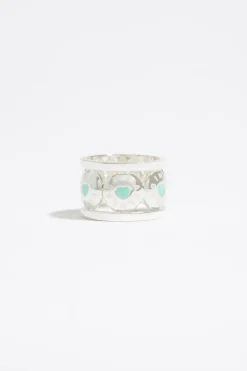 Flash Sale BIMBA Y LOLA Anillo Logo Candy Azul