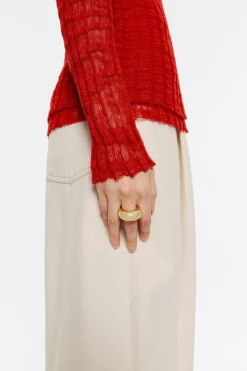 Fashion BIMBA Y LOLA Anillo Metal Dorado