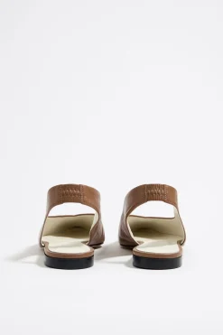 Fashion BIMBA Y LOLA Bailarina Destalonada Piel Tostado