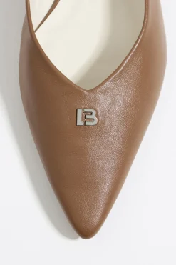 Fashion BIMBA Y LOLA Bailarina Destalonada Piel Tostado