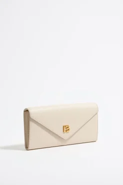 Flash Sale BIMBA Y LOLA Billetera Continental Piel Blanco Roto