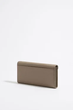 New BIMBA Y LOLA Billetera Continental Piel Topo