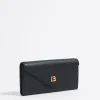 Sale BIMBA Y LOLA Billetera Continental Piel Negra