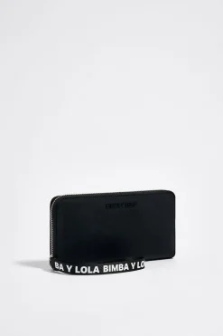 Flash Sale BIMBA Y LOLA Billetera Horizontal Nylon Negra
