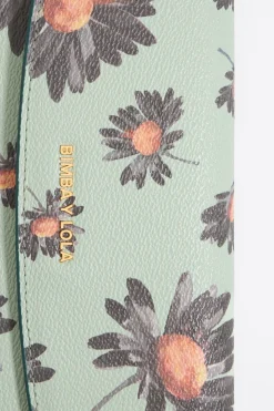 Store BIMBA Y LOLA Billetera Solapa Daisy Verde