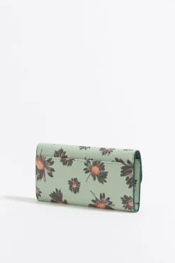 Store BIMBA Y LOLA Billetera Solapa Daisy Verde