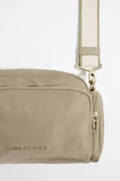Flash Sale BIMBA Y LOLA Bolso Bandolera Mediano Nylon Caqui Claro