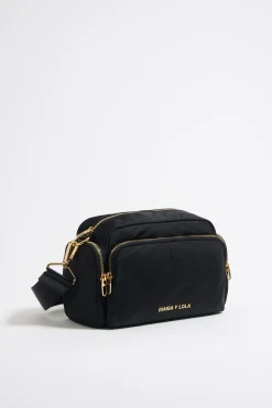 Best BIMBA Y LOLA Bolso Bandolera Mediano Nylon Negro