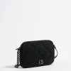 Shop BIMBA Y LOLA Bolso Bandolera Mini Nylon Negro