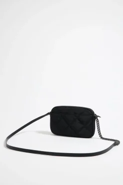 Shop BIMBA Y LOLA Bolso Bandolera Mini Nylon Negro