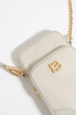 New BIMBA Y LOLA Bolso Bandolera Mini Nylon Piedra