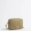 Best Sale BIMBA Y LOLA Bolso Bandolera Mini Nylon Caqui Claro