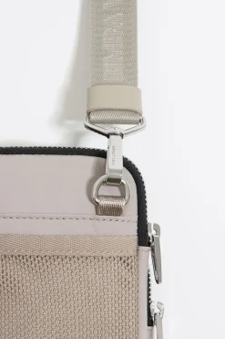 Shop BIMBA Y LOLA Bolso Bandolera Mini Nylon Arena