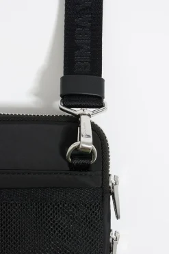 New BIMBA Y LOLA Bolso Bandolera Mini Nylon Negro