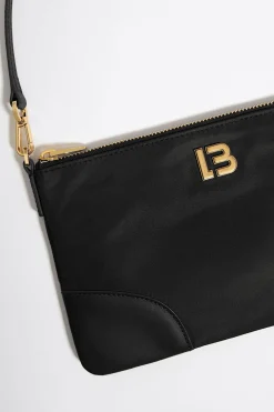 New BIMBA Y LOLA Bolso Bandolera Mini Nylon Negro