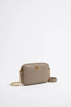 Sale BIMBA Y LOLA Bolso Bandolera Mini Piel Topo