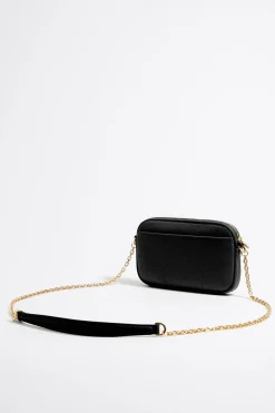 Outlet BIMBA Y LOLA Bolso Bandolera Mini Piel Negro