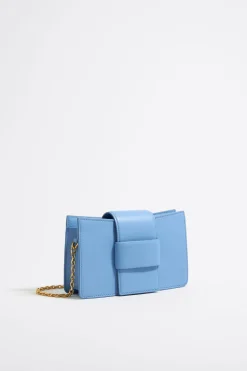 Best Sale BIMBA Y LOLA Bolso Bandolera Mini Piel Azul