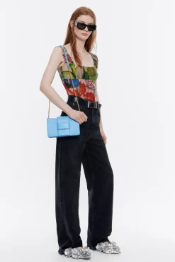 Best Sale BIMBA Y LOLA Bolso Bandolera Mini Piel Azul