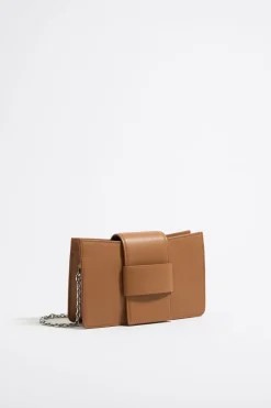 Outlet BIMBA Y LOLA Bolso Bandolera Mini Piel Miel