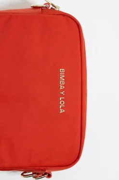 Hot BIMBA Y LOLA Bolso Bandolera Pequeno Nylon Coral