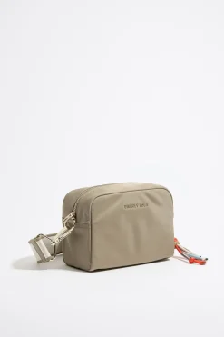 Cheap BIMBA Y LOLA Bolso Bandolera Pequeno Nylon Caqui Claro