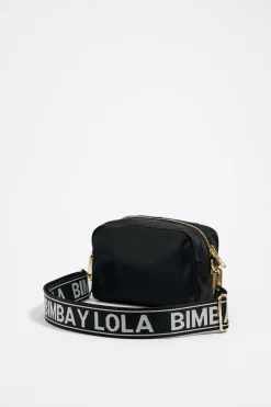New BIMBA Y LOLA Bolso Bandolera Pequeno Negro