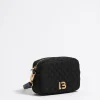 Discount BIMBA Y LOLA Bolso Bandolera Pequeno Nylon Trenzado Negro