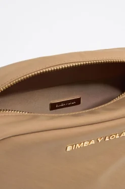 Cheap BIMBA Y LOLA Bolso Bandolera Pequeno Nylon Tostado