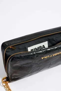 Best BIMBA Y LOLA Bolso Bandolera Pequeno Piel Negro