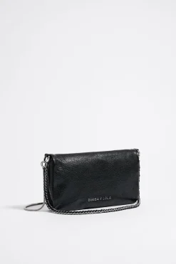 Discount BIMBA Y LOLA Bolso Bandolera Pequeno Piel Negro