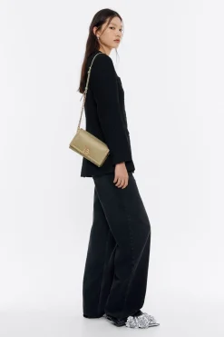 Shop BIMBA Y LOLA Bolso Bandolera Solapa Mini Caqui