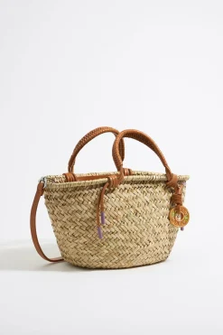 Cheap BIMBA Y LOLA Bolso Capazo Mediano Natural