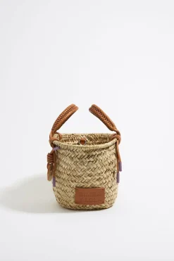 Cheap BIMBA Y LOLA Bolso Capazo Mediano Natural
