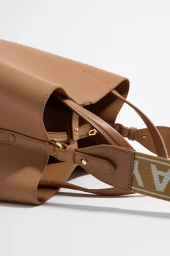 Sale BIMBA Y LOLA Bolso Chihuahua Grande Piel Miel