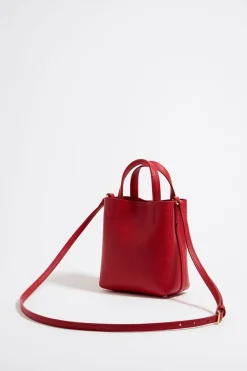 Clearance BIMBA Y LOLA Bolso Chihuahua Mini Piel Rojo