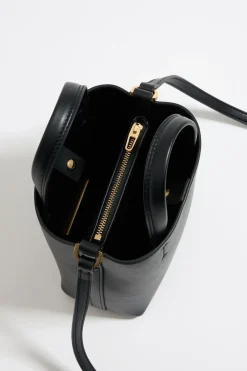 Store BIMBA Y LOLA Bolso Chihuahua Mini Piel Negro