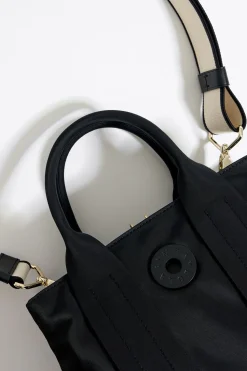 Clearance BIMBA Y LOLA Bolso De Mano Mediano Nylon Negro