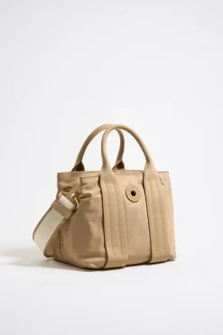 Flash Sale BIMBA Y LOLA Bolso De Mano Mediano Nylon Tostado