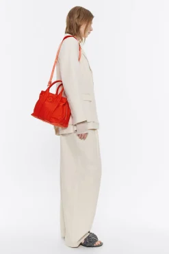 Sale BIMBA Y LOLA Bolso De Mano Mediano Nylon Coral
