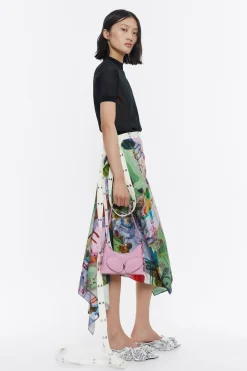 New BIMBA Y LOLA Bolso Hobo Pocket Mini Piel Rosa