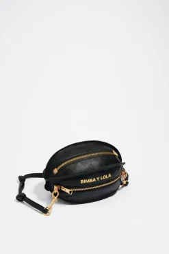 Best BIMBA Y LOLA Bolso Pelota Pequeno Piel Negro