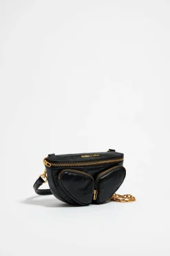 Best BIMBA Y LOLA Bolso Rinonera Pocket Mini Piel Negro