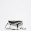 Discount BIMBA Y LOLA Bolso Rinonera Pocket Mini Piel Plateado