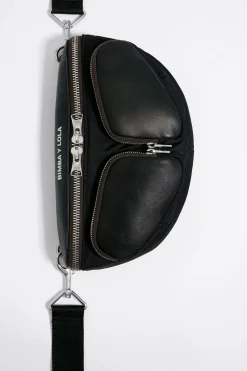 Discount BIMBA Y LOLA Bolso Rinonera Pocket Pequeno Piel Negro