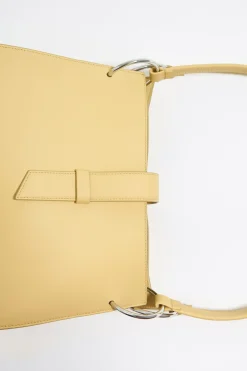 Sale BIMBA Y LOLA Bolso Shopper Grande Piel Amarillo Topacio