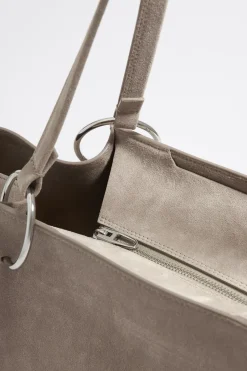 Fashion BIMBA Y LOLA Bolso Shopper Grande Piel Piedra