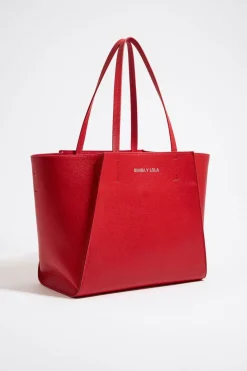 Online BIMBA Y LOLA Bolso Shopper Grande Piel Rojo