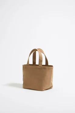 Store BIMBA Y LOLA Bolso Shopper Mini Nylon Marron