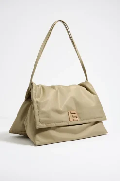 Best BIMBA Y LOLA Bolso Solapa Mediano Caqui Claro